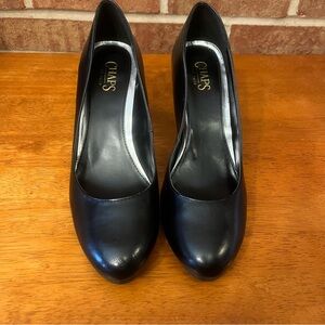 Chaps Mada Women's Classic Black Heels Size 10B NWOT